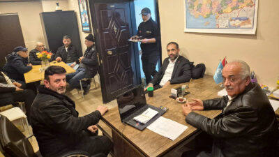 Saadet Partisi Kandıra İlçe Başkanı Ünal Kızılağıl ve yönetimi, Pınarlı