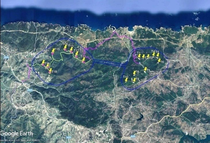 Kandıra’daki Sağanak Enerji’ye ait Rüzgar Enerji Santrali’nin kapasite artışı projesine