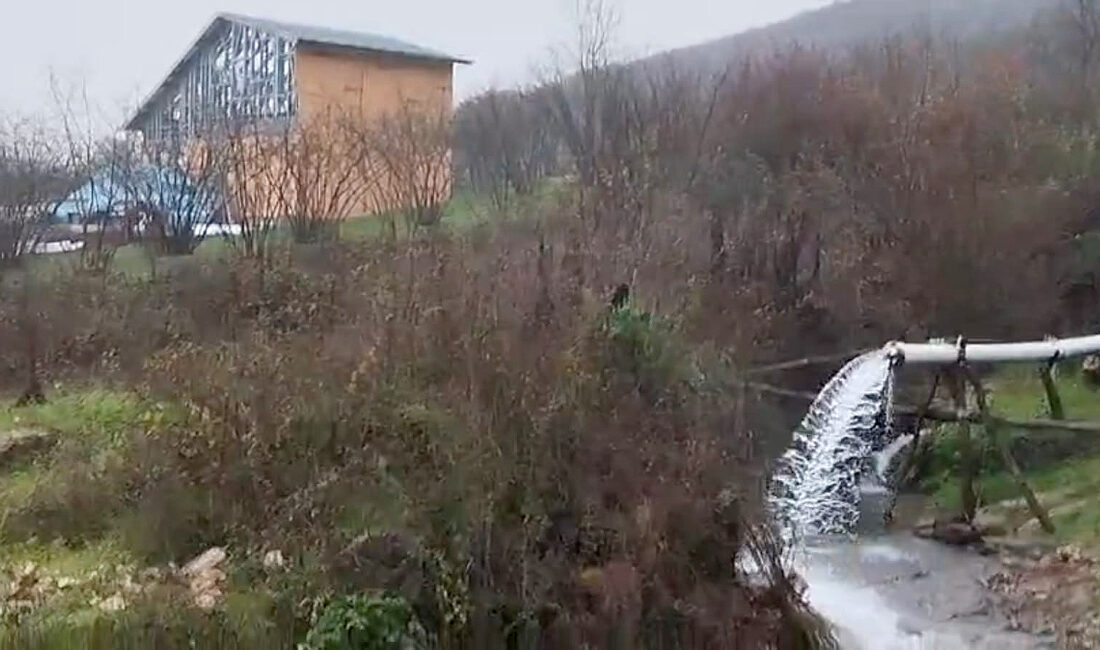 Kandıra’daki Namazgah Barajı içme suyu havzasında yapıldığı iddia edilen kaçak