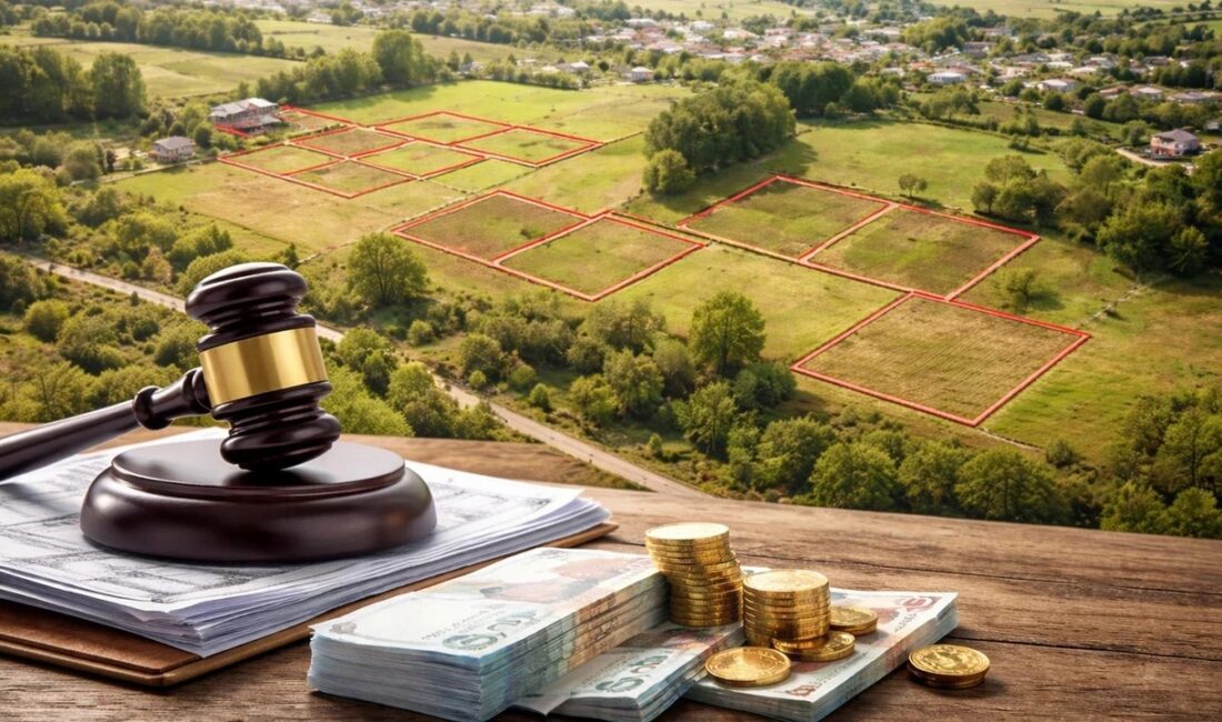 Kandıra’da farklı büyüklüklerdeki 23 arsa, Sulh Hukuk Mahkemesi Satış Memurluğu