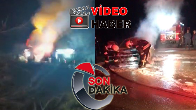 Kandıra Sarıcaali’de seyir halindeki 2022 model Toyota marka otomobil aniden