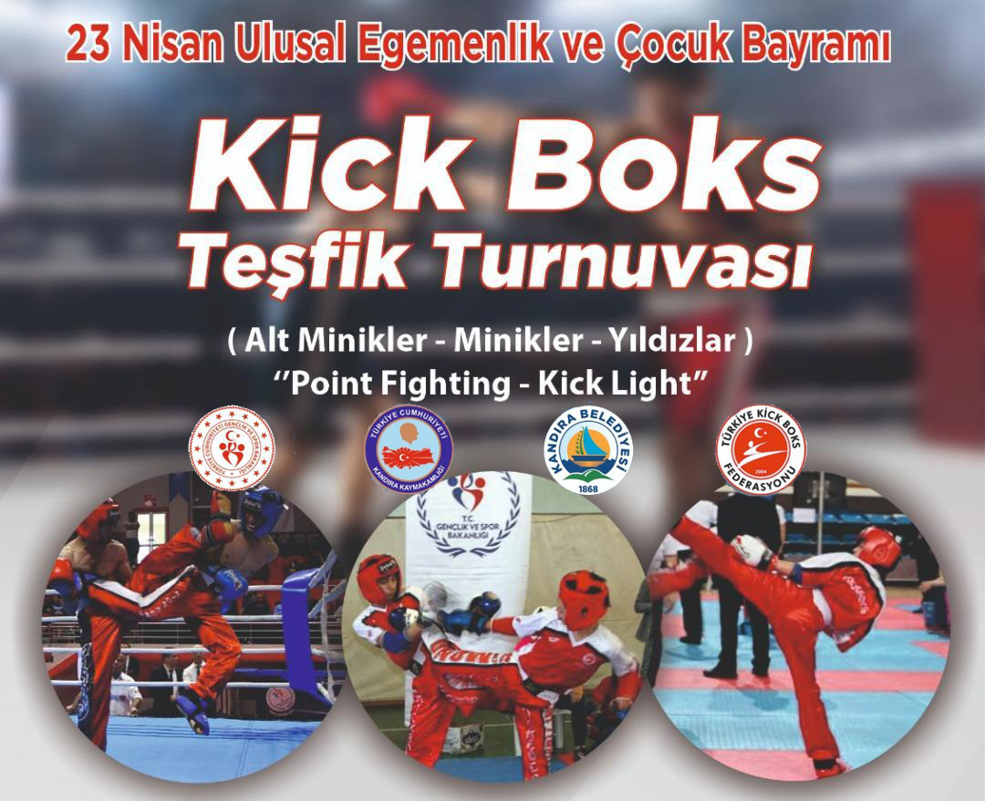 Kandıra’da 23 Nisan etkinlikleri kapsamında düzenlenecek kick boks turnuvasına 300