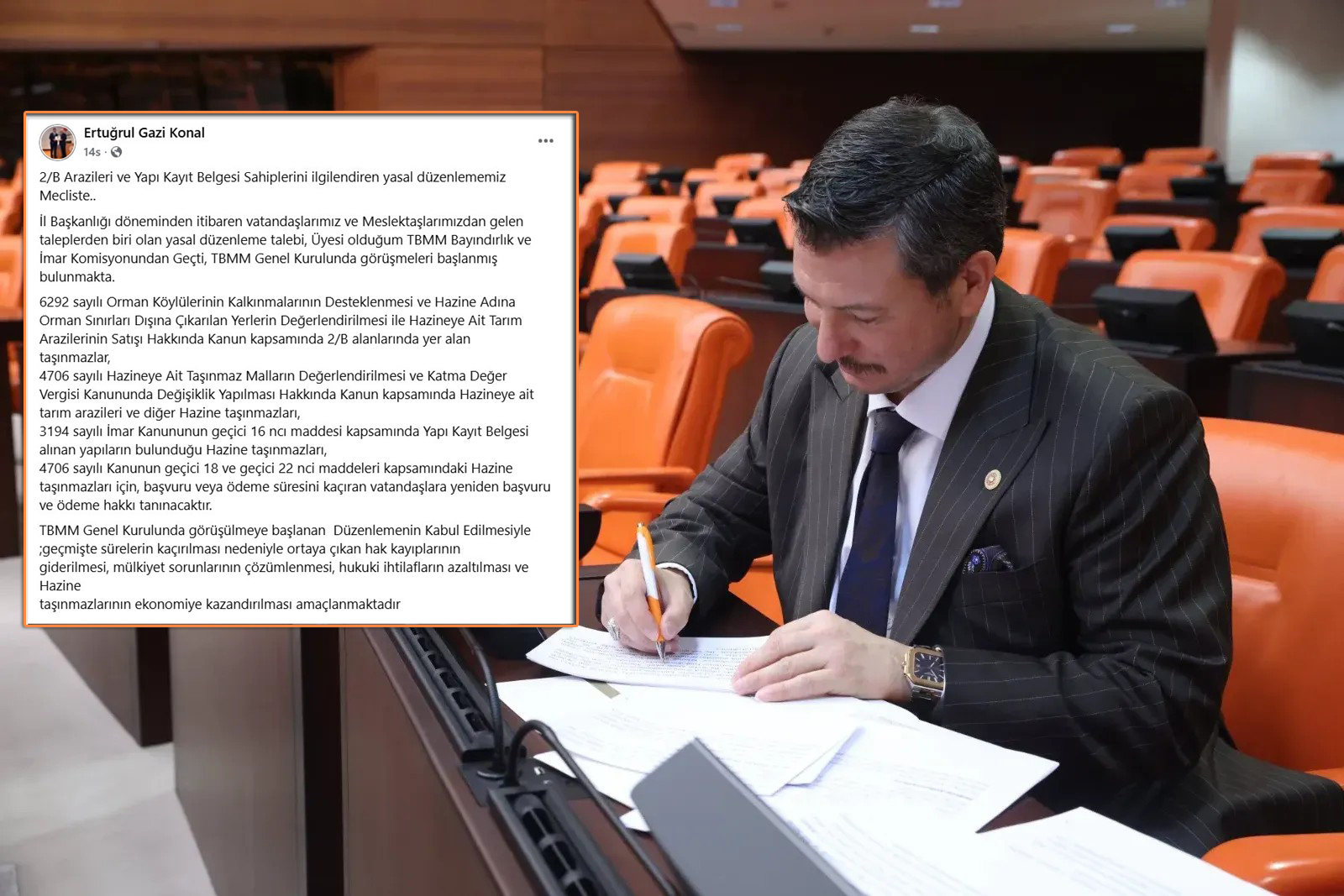 2/B arazileri ve yapı kayıt belgesi sahiplerini ilgilendiren düzenleme TBMM