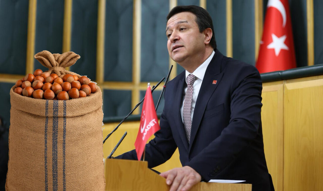 Saadet Partisi Genel Başkanı Mahmut Arıkan, TBMM’de fındık üreticisinin yaşadığı