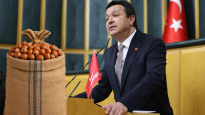 Saadet Partisi Genel Başkanı Mahmut Arıkan, TBMM’de fındık üreticisinin yaşadığı