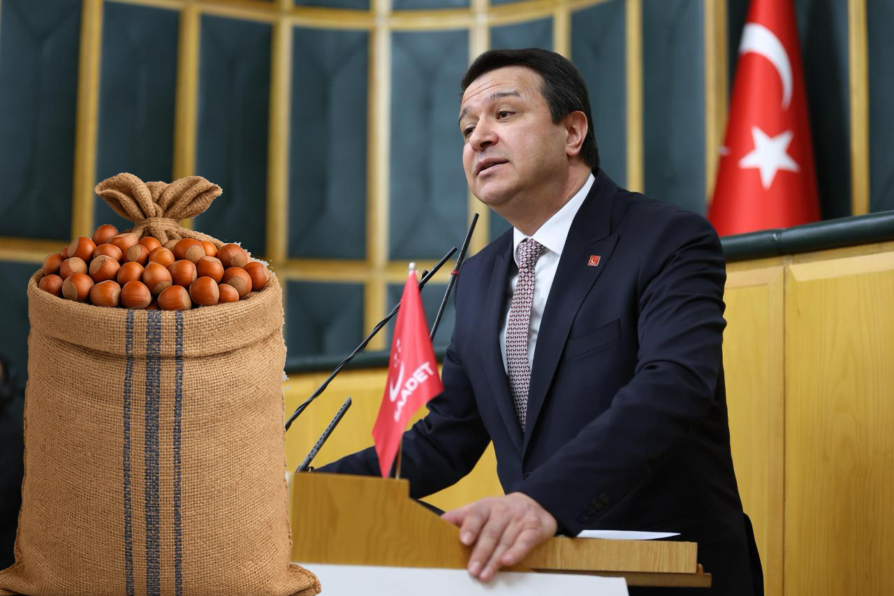 Saadet Partisi Genel Başkanı Mahmut Arıkan, TBMM’de fındık üreticisinin yaşadığı