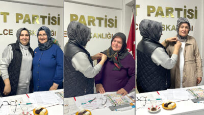 Saadet Partisi Kandıra Kadın Kolları, üye sayısını hızla artırıyor ve