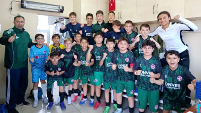 U13 Futbol Ligi’nde oynanan maçlarda bol gollü sonuçlar dikkat çekti.