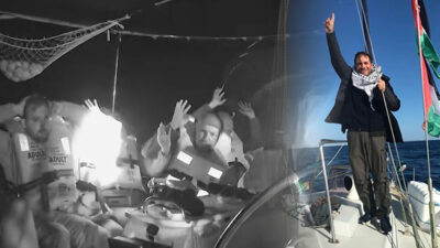 Sumud Filosu'ndan yapılan açıklamada 18 Türk aktivistin, İsrail askerleri tarafından