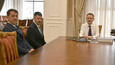 Kandıra Bağırganlı ve Kerpe mahalle muhtarları, Kocaeli Valisi İlhami Aktaş’ı