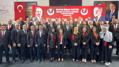 Büyük Birlik Partisi Kocaeli İl Kongresi’nde Metehan Küpçü yeniden başkan