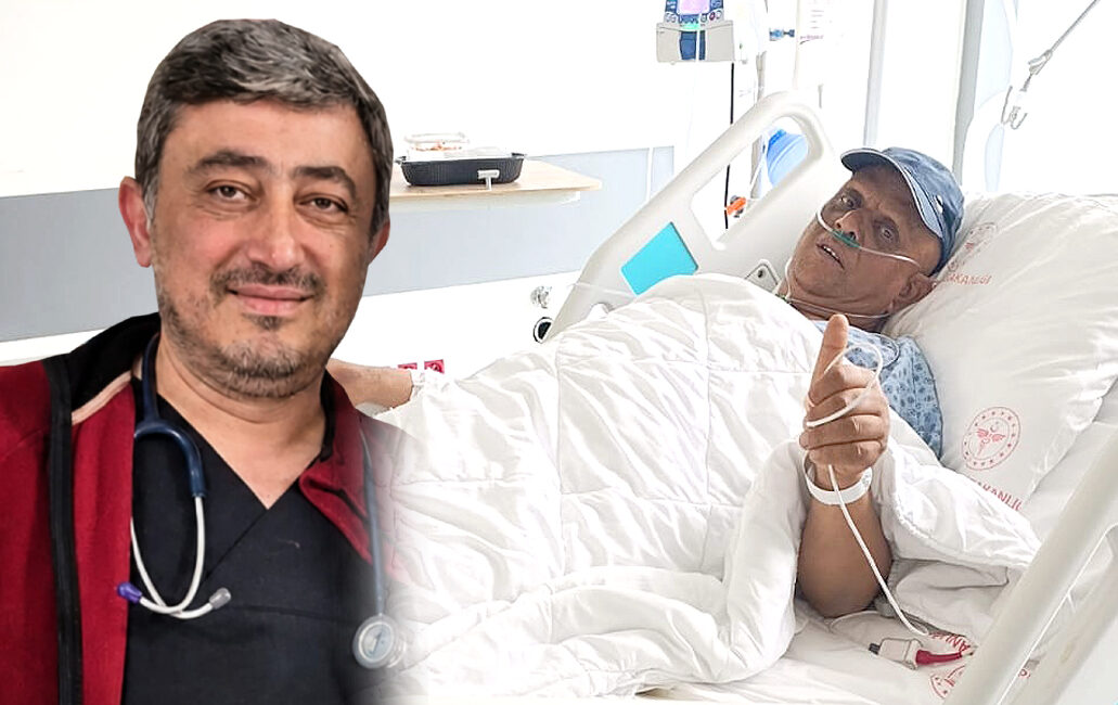 Kandıra’da kalbi duran sanayi esnaflarından Murat Akkurt, sağlık ekiplerinin 15