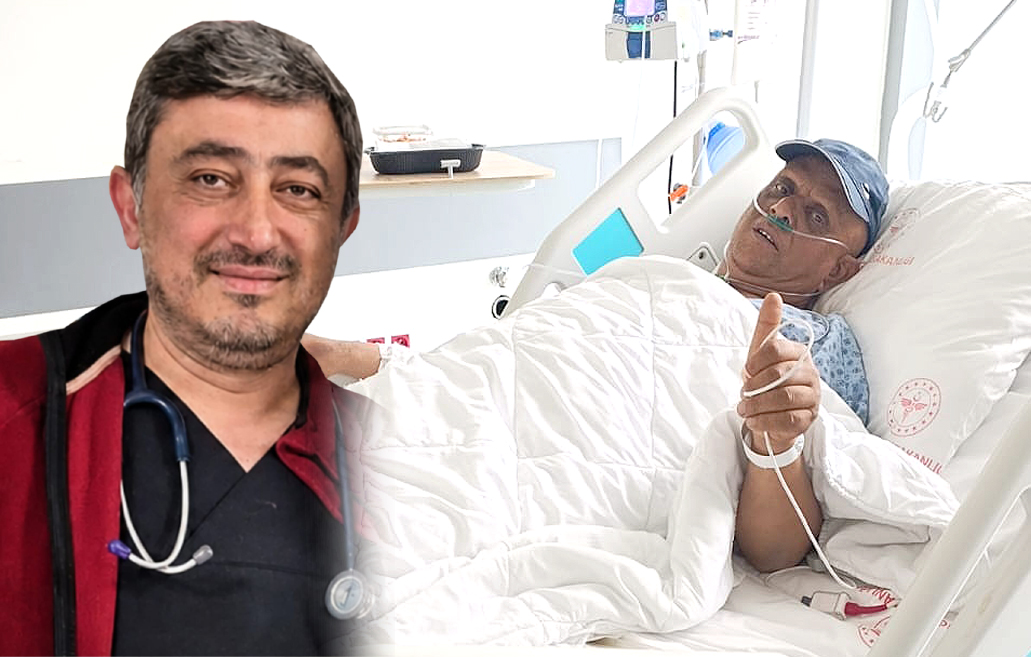 Kandıra’da kalbi duran sanayi esnaflarından Murat Akkurt, sağlık ekiplerinin 15