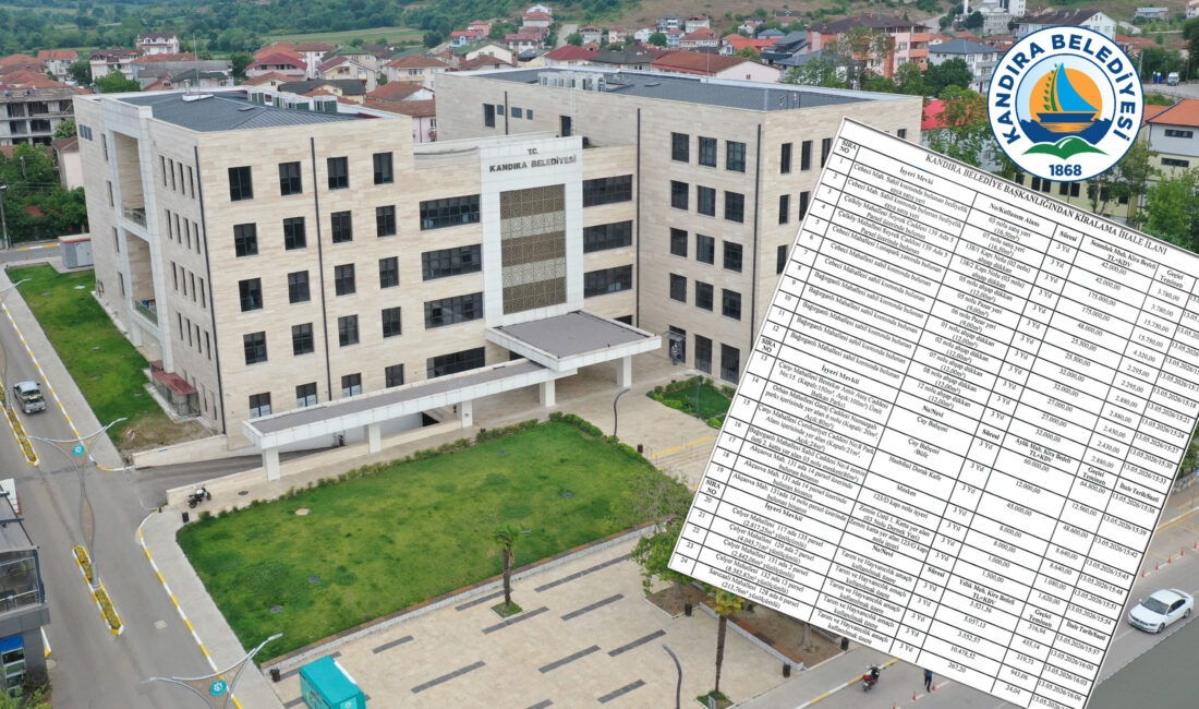 Kandıra Belediyesi, sahil, çarşı ve kırsal mahallelerde bulunan toplam 24