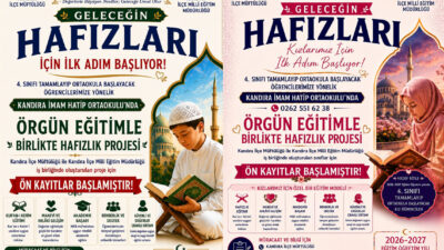 Kandıra’da, İlçe Müftülüğü ve İlçe Milli Eğitim Müdürlüğü iş birliğiyle