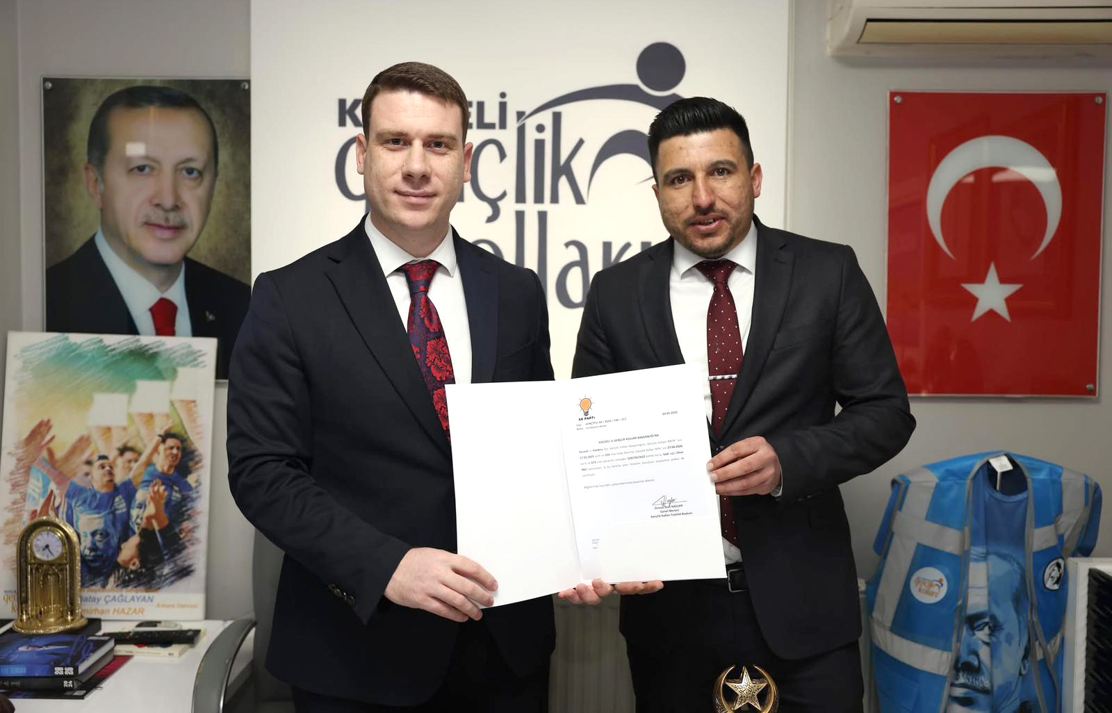 AK Parti Kandıra Gençlik Kolları Başkanlığı görevine Onur İnci atandı.