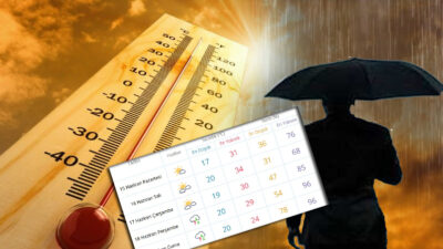 Meteoroloji’nin son tahminlerine göre Kocaeli’de sıcaklıklar salı günü 34 dereceye