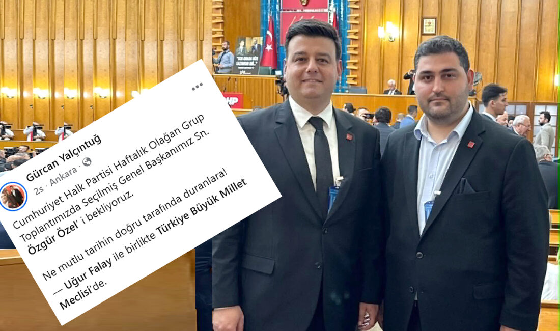 CHP Kandıra İlçe Başkanı Gürcan Yalçıntuğ, Ankara’da düzenlenen CHP Haftalık