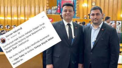 CHP Kandıra İlçe Başkanı Gürcan Yalçıntuğ, Ankara’da düzenlenen CHP Haftalık