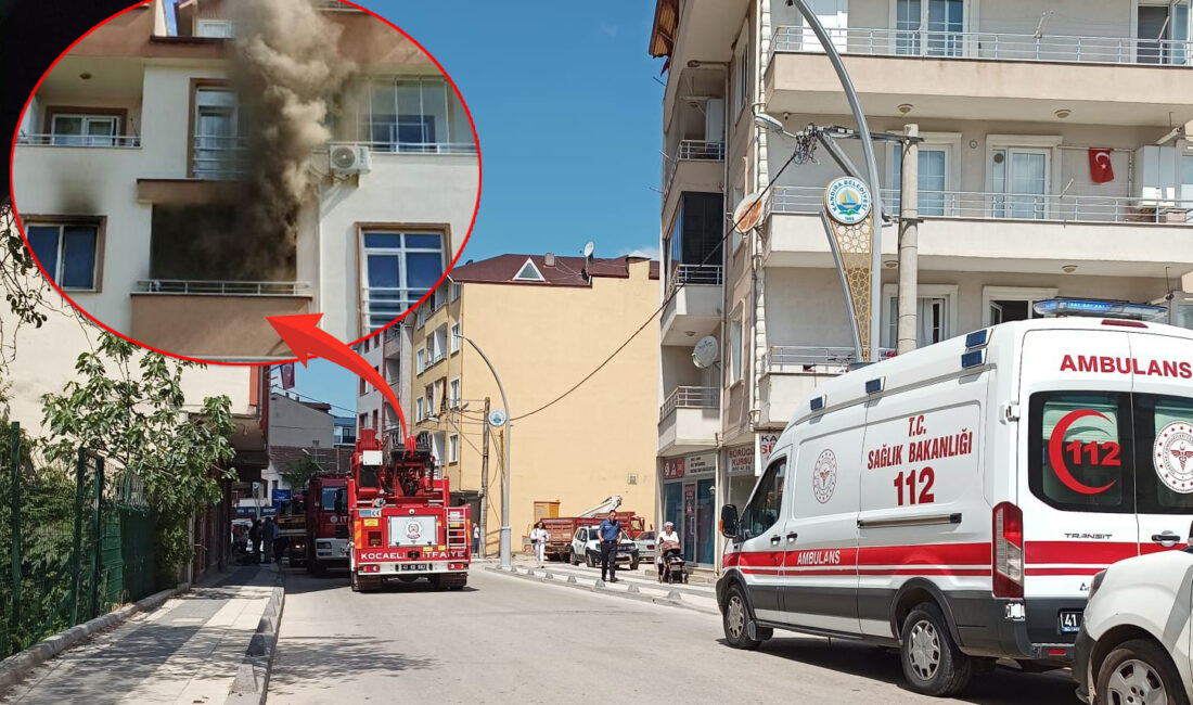 Kandıra Çarşı Mahallesi İsmail Şenoğlu Caddesi'nde bulunan bir apartman dairesinde
