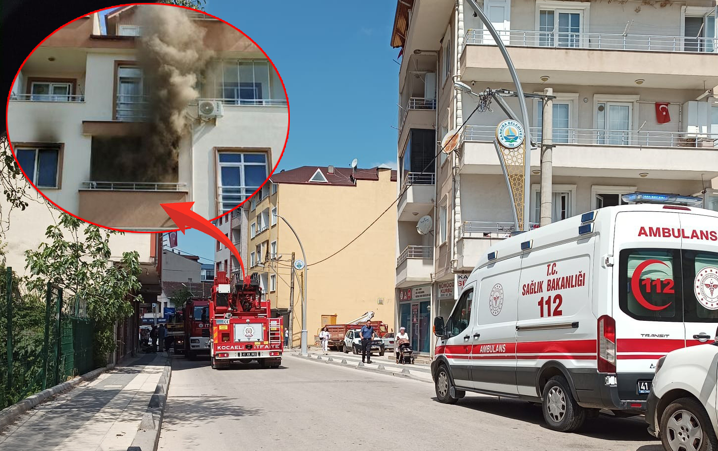 Kandıra Çarşı Mahallesi İsmail Şenoğlu Caddesi'nde bulunan bir apartman dairesinde