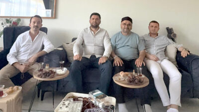 MHP Kandıra İlçe Teşkilatı, hac ibadetini tamamlayan Sezai Günay’ı evinde