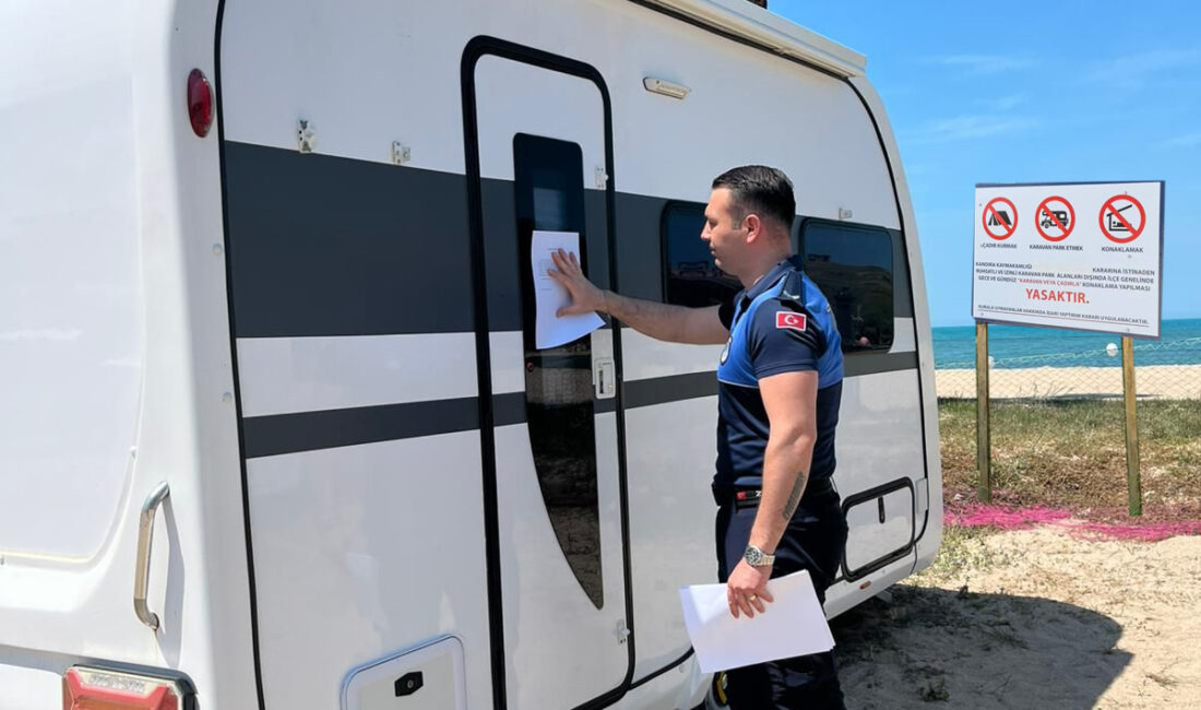Kandıra sahillerinde çadır ve karavan konaklamalarına yönelik yeni düzenlemeler uygulanmaya
