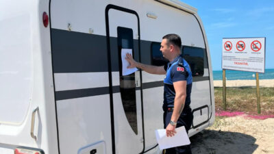 Kandıra sahillerinde çadır ve karavan konaklamalarına yönelik yeni düzenlemeler uygulanmaya