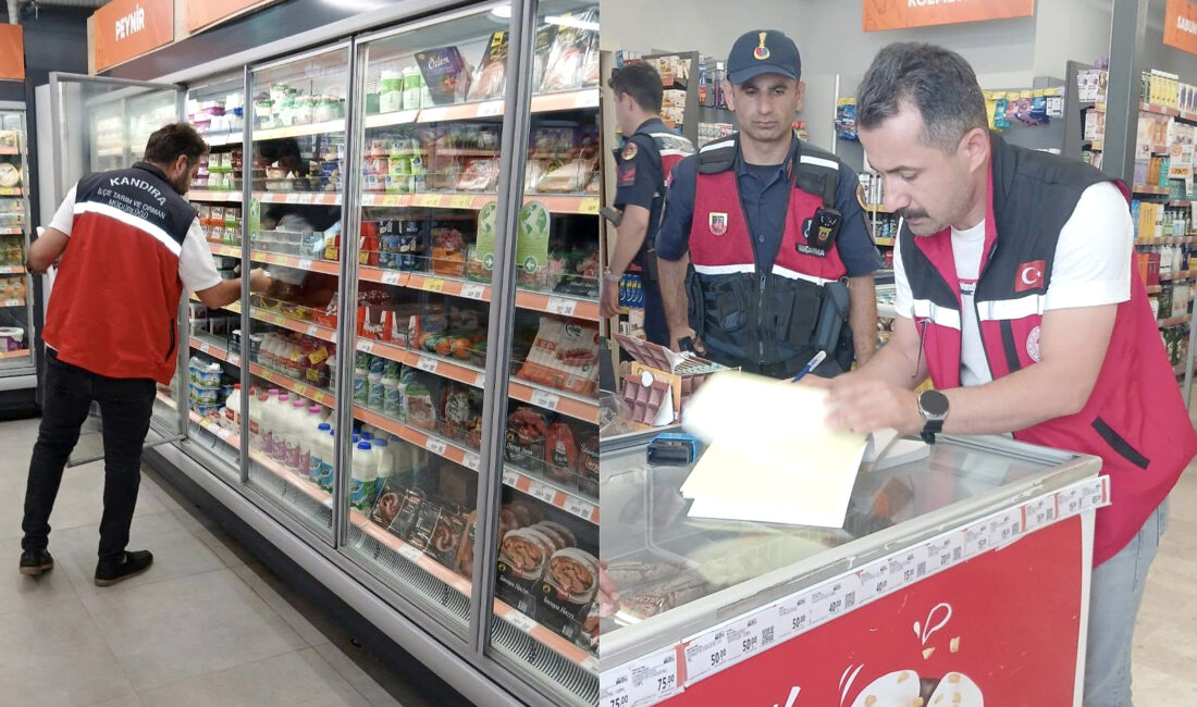 Kandıra sahillerindeki işletmelere yönelik gıda denetimlerinde hijyen, ürün güvenliği ve