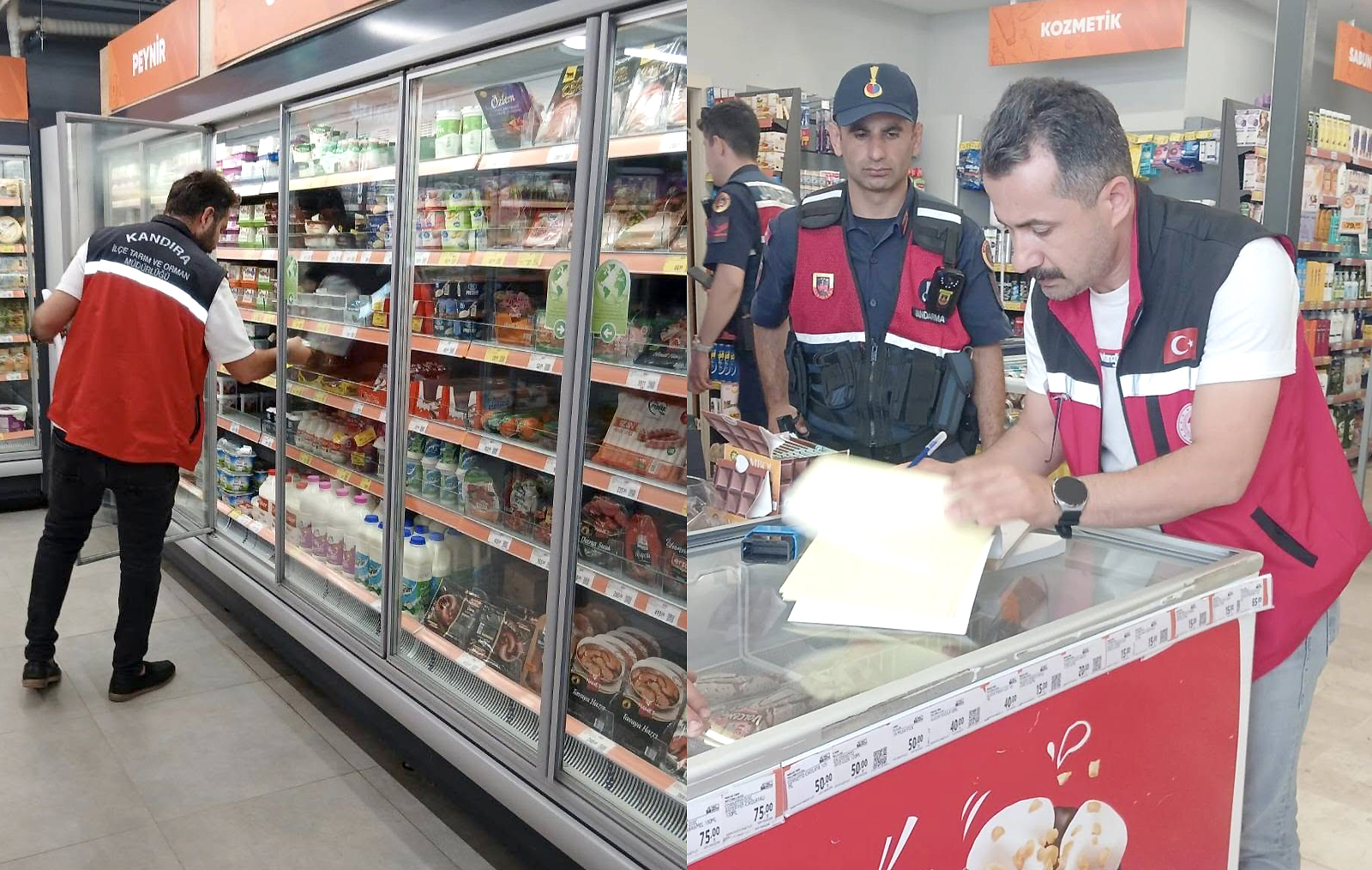 Kandıra sahillerindeki işletmelere yönelik gıda denetimlerinde hijyen, ürün güvenliği ve