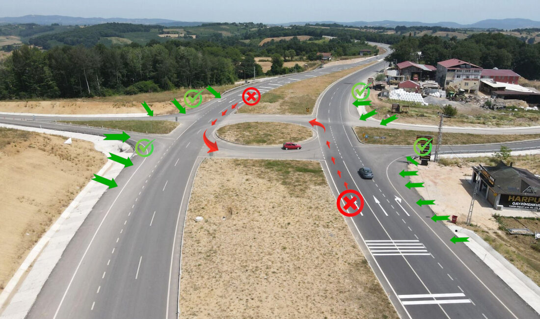Kandıra Yolu'nda son dönemde yaşanan kazaların önemli bölümünün köy bağlantı