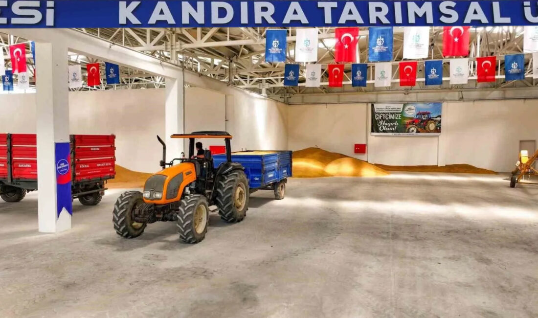 Kandıra'da geçen ay hizmete açılan Tarımsal Ürün Depolama ve Değerlendirme