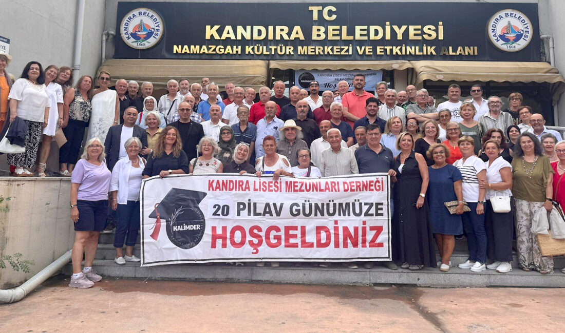 Kandıra Lisesi Mezunları Derneği’nin geleneksel Pilav Günü, 29 Ağustos Cumartesi