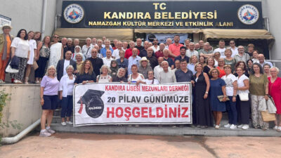 Kandıra Lisesi Mezunları Derneği’nin geleneksel Pilav Günü, 29 Ağustos Cumartesi