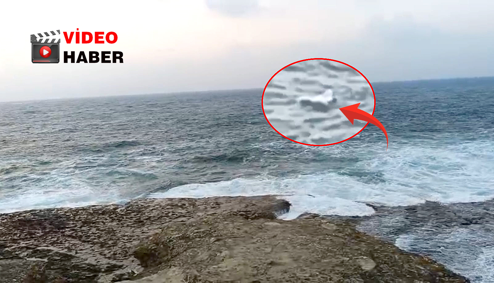 Kandıra Kefken Pembe Kayalıklar’da kıyıya yakın bölgeye düşen İHA benzeri