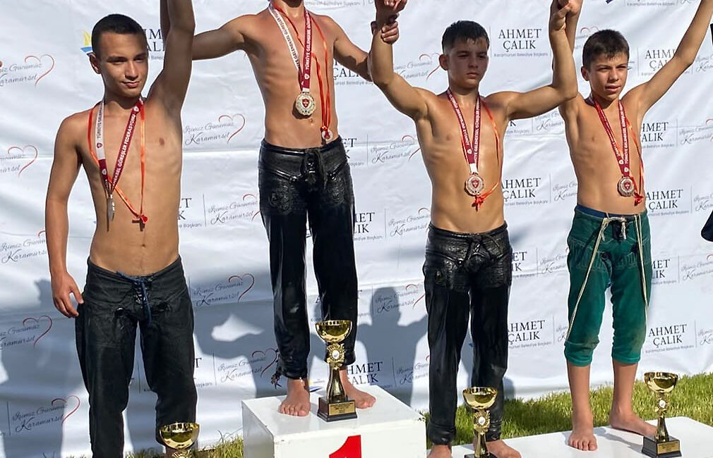Kandıra Gençlik ve Spor İlçe Müdürlüğü Güreş Kursu sporcusu Hamza