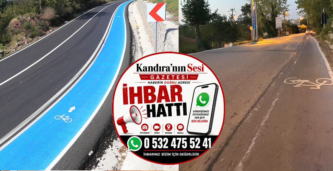 Kandıra-İzmit eski yolu üzerindeki bisiklet ve yürüyüş yolu, bakımsızlık ve