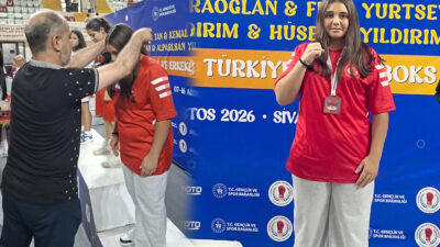 Kandıra Safalı Mahallesi’nden Eslem Taşdemir, Sivas’ta düzenlenen U13 Türkiye Ferdi