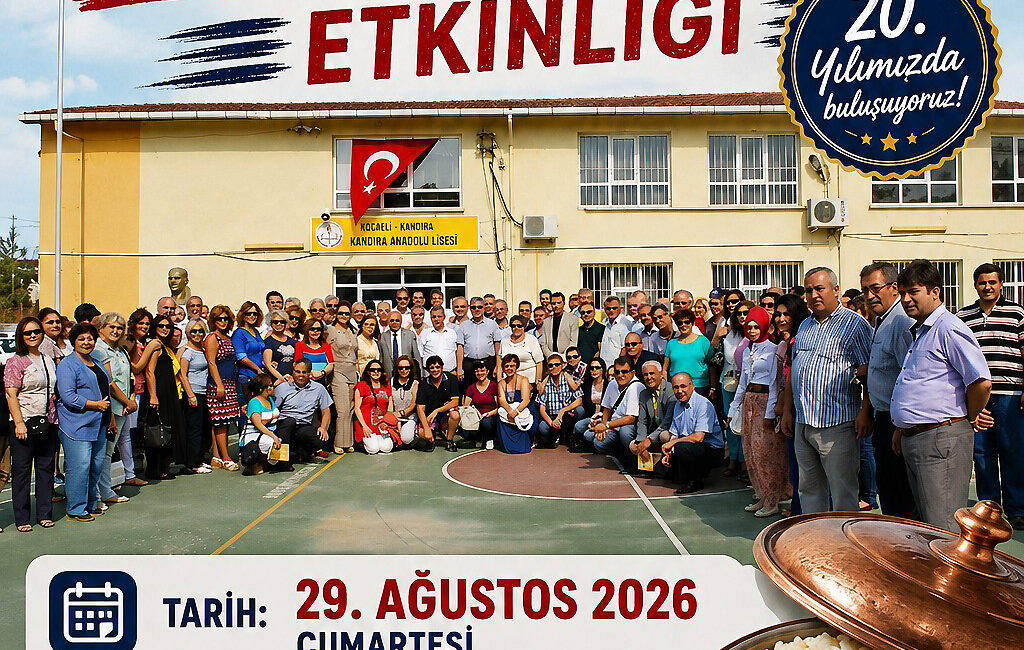 Kandıra Lisesi Mezunları Derneği, geleneksel Pilav Günü etkinliğinin 20’ncisinde mezunları