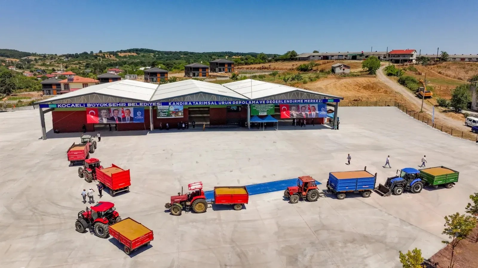 Kandıra Tarımsal Ürün Depolama ve Değerlendirme Merkezi’nde TMO tarafından alınan