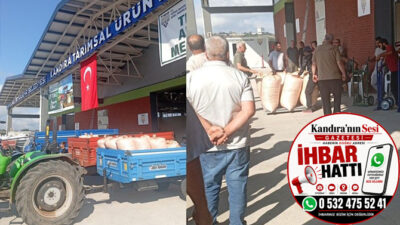 Kandıra’da TMO’ya ürün tesliminde yaşanan uzun bekleme süreleri üreticilerin tepkisine
