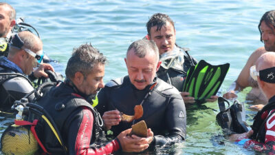 Kocaeli Büyükşehir Belediye Başkanı Tahir Büyükakın, Kandıra Kerpe Antik Limanı’nda