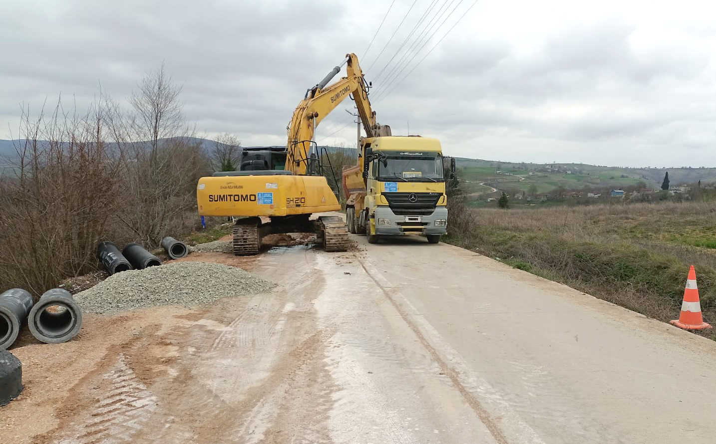 Kandıra’nın 9 kırsal mahallesinde toplam 31 bin 699 metre içme