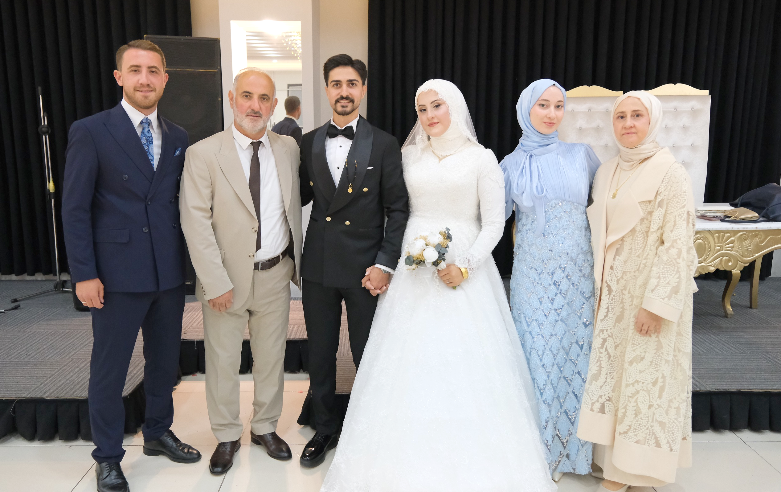 Kandıra’nın sevilen esnaflarından Mazlum Öztürk’ün kızı Eslem Nur ile Tolga