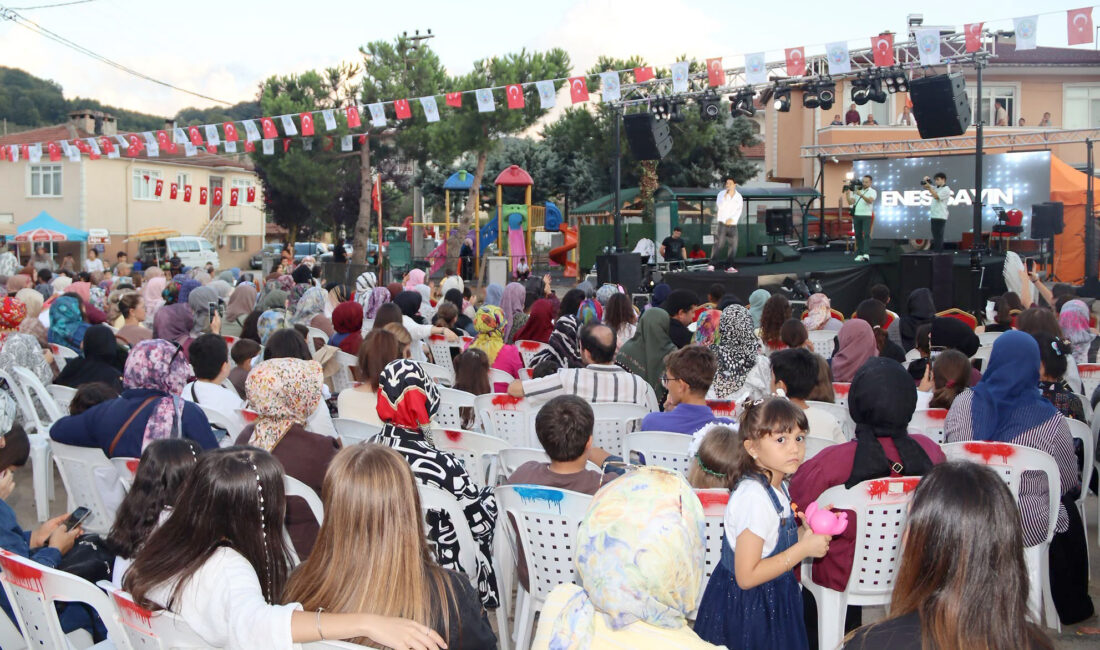 Kandıra Pınarlı’da bu yıl üçüncüsü düzenlenen Yaz Şenliği, mevlit, çocuk