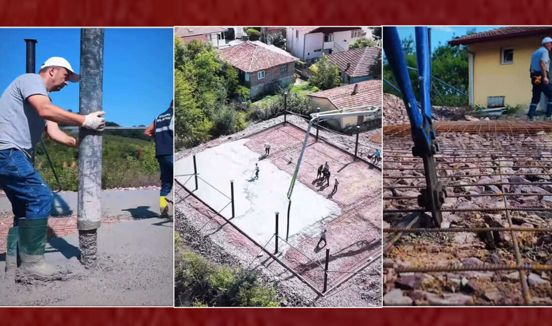 Kandıra Belediyesi, Bolu Mahallesi’ne vatandaşların bir araya gelebileceği 400 metrekarelik