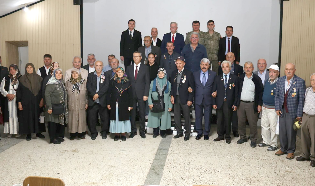 Kandıra’da 19 Eylül Gaziler Günü dolayısıyla şehit aileleri ve gaziler