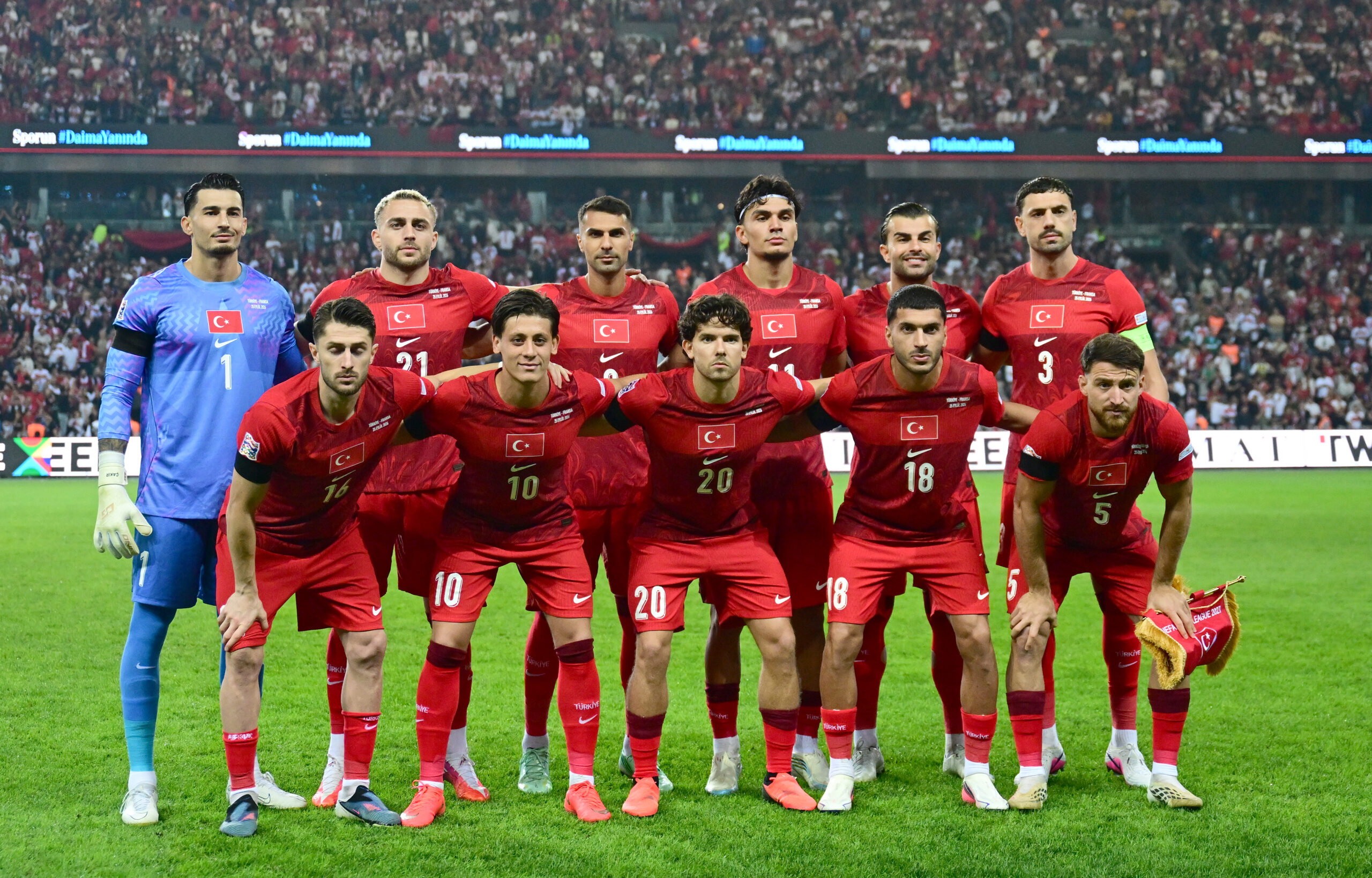A Millî Futbol Takımı, Turka Kocaeli Stadyumu’nda Fransa’ya 1-0 mağlup