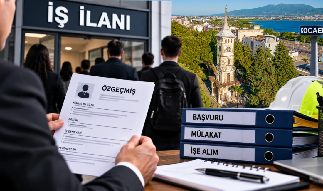 Kocaeli’de 14 Eylül 2026 tarihli açık iş listelerinde 829 farklı