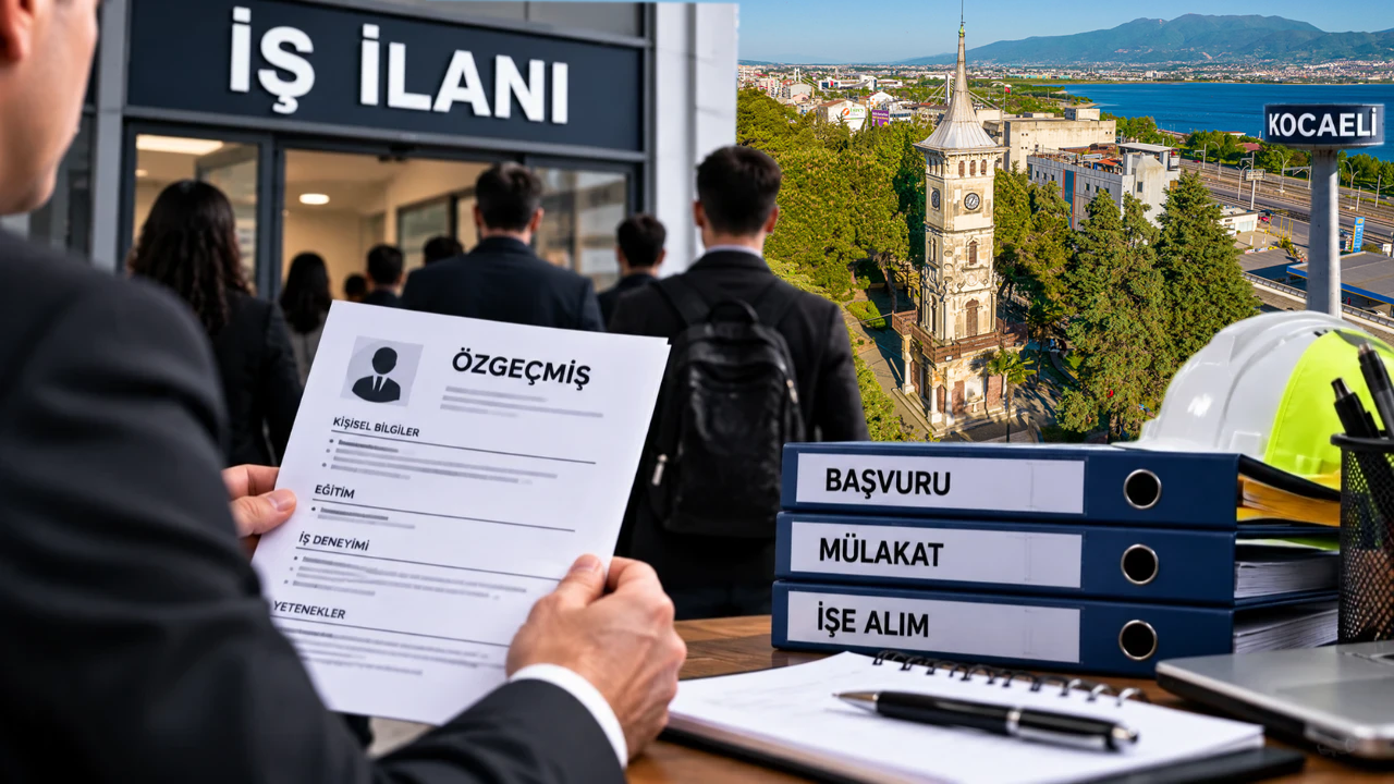 Kocaeli’de 14 Eylül 2026 tarihli açık iş listelerinde 829 farklı